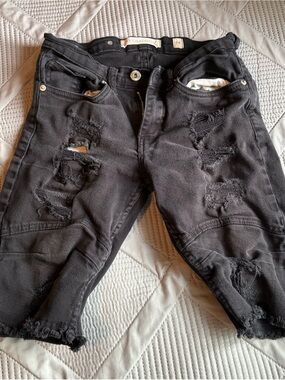 Distressed Black boys Jeans - Unbranded